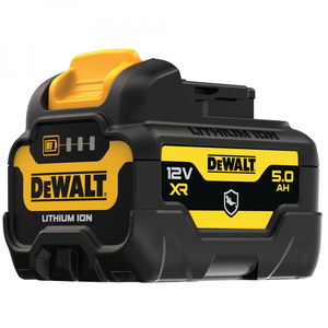 Dewalt DCB126G 12 V 5.0 Ah Li-ion gumírozott akkumulátor termék fő termékképe