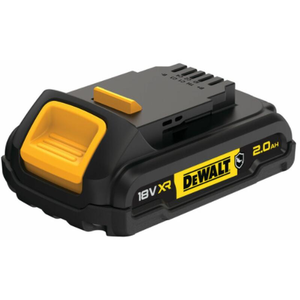 Dewalt DCB183G 18 V 2.0 Ah Li-ion gumírozott akkumulátor termék fő termékképe