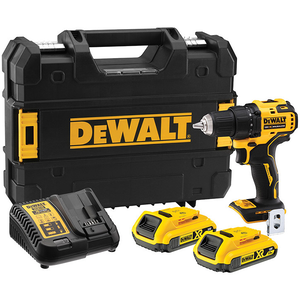 Dewalt DCD708D2T szénkefe nélküli akkus fúró- csavarozó (2 x 2.0 Ah Li-ion akkuval, kofferben) termék fő termékképe