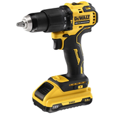 Dewalt DCD709D2T szénkefe nélküli akkus ütvefúró-csavarozó (2 x 2.0 Ah Li-ion akkuval, TSTAK kofferben)