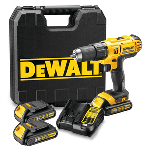 Dewalt DCD776C3 akkus ütvefúró-csavarozó (3 x 1.3 Ah Li-ion akkuval, kofferben) termék fő termékképe