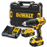 Dewalt DCD777M2T szénkefe nélküli akkus fúró-csavarozó (2 x 4.0 Ah Li-ion akkuval, TSTAK kofferben)