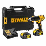 Dewalt DCD778M2T akkus ütvefúró-csavarozó (2 x 4.0 Ah Li-ion akkuval, TSTAK kofferben)