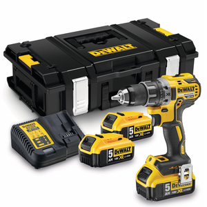 Dewalt DCD791P3K szénkefe nélküli akkus fúró-csavarozó (3 x 5.0 Ah Li-ion akkuval, kofferben) termék fő termékképe