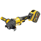 Dewalt DCG418X2 szénkefe nélküli akkus sarokcsiszoló (2 x 9.0 Ah Li-ion akkuval, TSTAK kofferben)