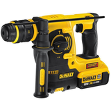 Dewalt DCH254M2 akkus SDS-plus fúró-vésőkalapács (2 x 4.0 Ah Li-ion akkuval, kofferben)