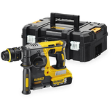 Dewalt DCH274P2T szénkefe nélküli akkus SDS-plus fúró-vésőkalapács (2 x 5.0 Ah Li-ion akkuval, TSTAK kofferben)