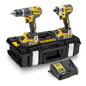 Dewalt DCK266P2 akkus gépcsomag, 2 gépes (2 x 5.0 Ah Li-ion akkuval, kofferben) termék fő termékképe