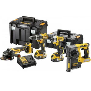 Dewalt DCK422P3T akkus gépcsomag, 4 gépes (3 x 5.0 Ah Li-ion akkuval, kofferekkel) termék fő termékképe