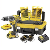 Dewalt DCK796D2T szénkefe nélküli akkus ütvefúró- csavarozó (2 x 2.0 Ah Li-ion akkuval, TSTAK kofferben)