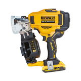 Dewalt DCN45RND2 szénkefe nélküli akkus 2 sebességes zsindelyszegező (2 x 2.0 Ah Li-ion akkuval, TSTAK kofferben)