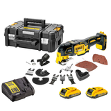 Dewalt DCS353D2 szénkefe nélküli akkumulátoros multifunkciós gép (2 x 2.0 Ah Li-ion akkuval, TSTAK kofferben)