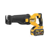 Dewalt DCS389T2 szénkefe nélküli akkus kardfűrész (2 x 6.0 Ah Li-ion akkuval, kofferben)