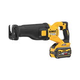 Dewalt DCS389X2 szénkefe nélküli akkus kardfűrész (2 x 9.0 Ah Li-ion akkuval, TSTAK kofferben)