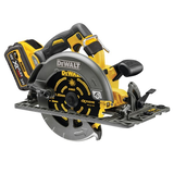 Dewalt DCS579T2 szénkefe nélküli akkus körfűrész (2 x 6.0 Ah Li-ion akkuval, TSTAK kofferben)