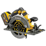 Dewalt DCS579X2 szénkefe nélküli akkus körfűrész (2 x 9.0 Ah Li-ion akkuval, TSTAK kofferben)