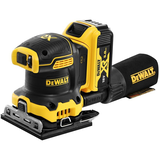 Dewalt DCW200P2 szénkefe nélküli rezgőcsiszoló (2 x 5.0 Ah Li-ion akkuval, TSTAK kofferben)