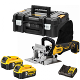 Dewalt DCW682P2 szénkefe nélküli akkumulátoros lapostiplimaró (2 x 5.0 Ah Li-ion akkuval, TSTAK tárolóban)