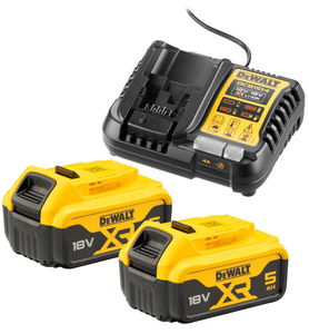 Dewalt DCB1104P2 18 V 2 x 5.0 Ah XR Li-ion akku csomag termék fő termékképe