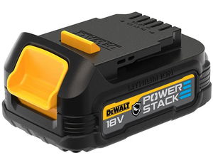 Dewalt DCBP034G 18 V 1.7 Ah Li-ion Powerstack gumírozott akkumulátor termék fő termékképe