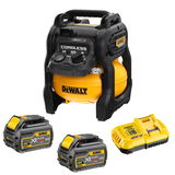 Dewalt DCC1054T2 akkus szénkefe nélküli kompresszor (2 x 6.0 Ah Li-ion akkuval)