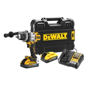 Dewalt DCD1007H2T akkus ütvefúró-csavarozó (2 x 5.0 Ah Powerstack Li-ion akkuval, TSTAK kofferben) termék fő termékképe