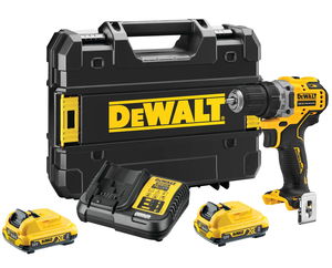 Dewalt DCD701D2 szénkefe nélküli akkumulátoros fúró-csavarozó (2 x 2.0 Ah Li-ion akkuval, kofferben) termék fő termékképe