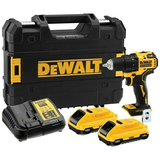 Dewalt DCD708L2T szénkefe nélküli akkus fúró- csavarozó (2 x 3.0 Ah Li-ion akkuval, TSTAK kofferben)