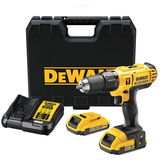 Dewalt DCD776D2 akkus ütvefúró-csavarozó (2 x 2.0 Ah Li-ion akkuval, kofferben)