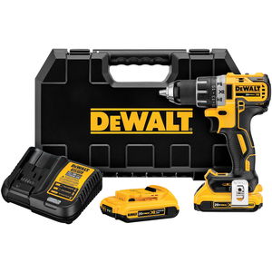 Dewalt DCD791D2 szénkefe nélküli akkus fúró-csavarozó (2 x 2.0 Ah Li-ion akkuval, kofferben) termék fő termékképe