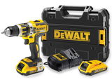 Dewalt DCD795D2 szénkefe nélküli akkus ütvefúró-csavarozó (2 x 2.0 Ah Li-ion akkuval, TSTAK tárolóban)