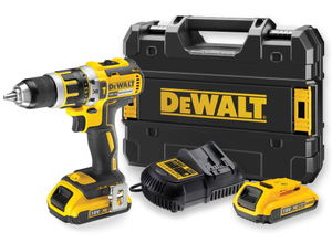 Dewalt DCD795D2 szénkefe nélküli akkus ütvefúró-csavarozó (2 x 2.0 Ah Li-ion akkuval, TSTAK tárolóban) termék fő termékképe