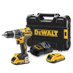 Dewalt DCD796D2 szénkefe nélküli akkus ütvefúró- csavarozó (2 x 2.0 Ah Li-ion akkuval, kofferben) termék fő termékképe