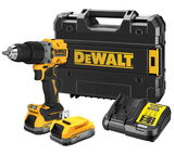 Dewalt DCD805E2T szénkefe nélküli akkus ütvefúró-csavarozó (2 x 1.7 Ah Powerstack Li-ion akkuval, TSTAK kofferben)