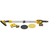 Dewalt DCE800T2 szénkefe nélküli akkumulátoros falcsiszoló (2 x 6.0 Ah Li-ion akkuval)