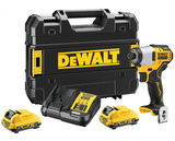 Dewalt DCF801D2 szénkefe nélküli akkumulátoros ütvecsavarozó, 1/4" (2 x 2.0 Ah Li-ion akkuval, kofferben)