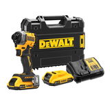 Dewalt DCF850D2T szénkefe nélküli akkus ütvecsavarozó (2 x 2.0 Ah Li-ion akkuval, TSTAK kofferben)