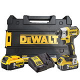 Dewalt DCF887P2 szénkefe nélküli akkus ütvecsavarozó (2 x 5.0 Ah Li-ion akkuval, kofferben)