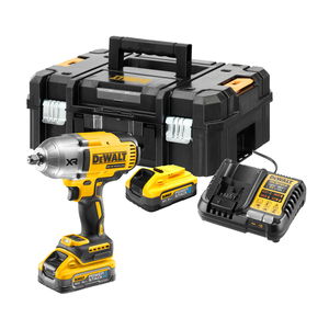 Dewalt DCF900H2T szénkefe nélküli akkus nagy nyomatékú ütvecsavarozó (2 x 5.0 Ah Powerstack Li-ion akkuval, TSTAK kofferben) termék fő termékképe