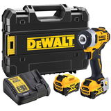 Dewalt DCF903P2 szénkefe nélküli akkumulátoros ütvecsavarozó, 3/8" (2 x 5.0 Ah Li-ion akkuval, kofferben)