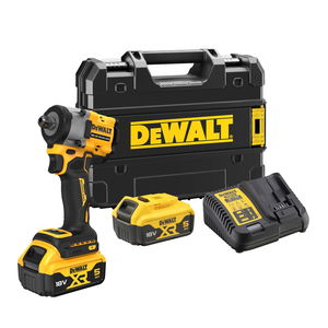 Dewalt DCF922P2T szénkefe nélküli akkus ütvecsavarozó (2 x 5.0 Ah Li-ion akkuval, TSTAK kofferben) termék fő termékképe