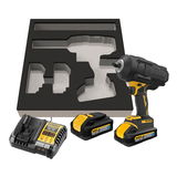 Dewalt DCF961H2G szénkefe nélküli akkus ütvecsavarozó (2 x 5.0 Ah Powerstack gumírozott Li-ion akkuval)