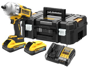 Dewalt DCF961H2T szénkefe nélküli akkus ütvecsavarozó (2 x 5.0 Ah Powerstack Li-ion akkuval, TSTAK kofferben) termék fő termékképe