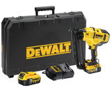 Dewalt DCN660P2 szénkefe nélküli akkus szegező (2 x 5.0 Ah Li-ion akkuval, kofferben)