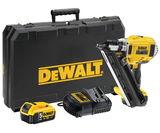 Dewalt DCN695P2 szénkefe nélküli akkus állványszegező (2 x 5.0 Ah Li-ion akkuval, kofferben)