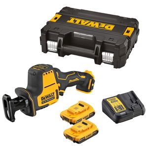 Dewalt DCS312D2 szénkefe nélküli akkumulátoros kardfűrész (2 x 2.0 Ah Li-ion akkuval, kofferben) termék fő termékképe