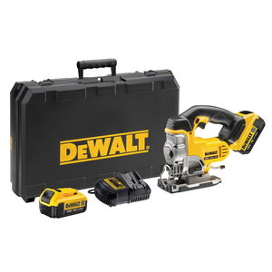 Dewalt DCS331M2 akkus dekopírfűrész (2 x 4.0 Ah Li-ion akkuval, kofferben) termék fő termékképe