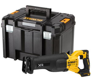 Dewalt DCS386NT szénkefe nélküli akkus kardfűrész (akku és töltő nélkül, TSTAK kofferben) termék fő termékképe