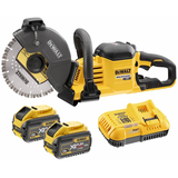 Dewalt DCS690X2 szénkefe nélküli akkus univerzális vágógép (2 x 9.0 Ah Li-ion akkuval)