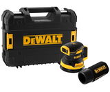 Dewalt DCW210NT szénkefe nélküli akkumulátoros excentercsiszoló (akku és töltő nélkül, kofferben)